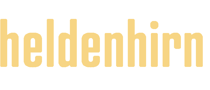 Heldenhirn Logo gelb